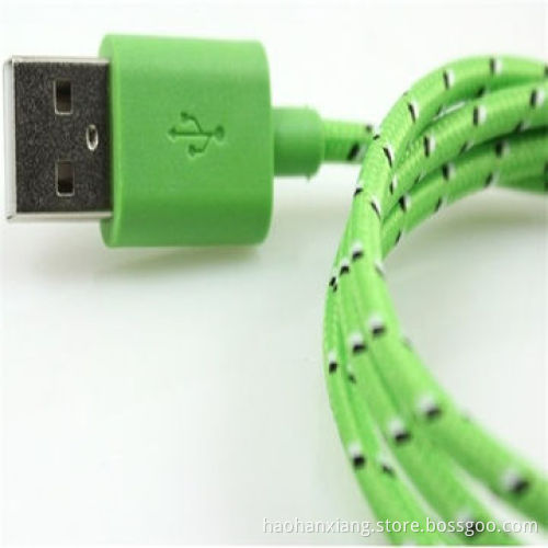 Braided mobile cable for iPhone 5